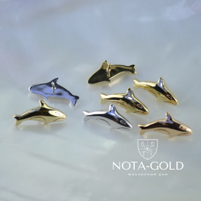 Корпоративные значки из драгоценных металлов в виде логотипа компании (вес 3 гр.)