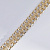 Браслет из желтого золота с текстурированным плетением (Вес 31,5 гр.)