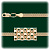 Золотая цепочка эксклюзивное плетение Бисмарк в четыре нити из одинарной якорной на заказ (Вес 20,24 гр.)