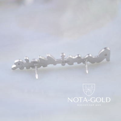 Именной золотой нагрудной значок с именем в подарок (Вес 3 гр.)