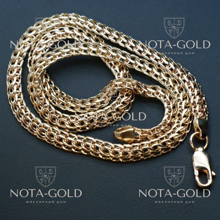 Плетение кобра из золота цепочка фото