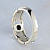 Мужское золотое кольцо из белого золота с крупным бриллиантом (Вес: 10 гр.)