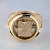 Золотое мужское кольцо-печатка с гербом и гравировкой на заказ из красного золота (Вес: 24,5 гр.)