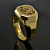 Мужская печатка - перстень с автографом (подписью) из жёлтого золота (Вес: 15 гр.)