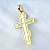 Крест из двухцветного золота с чёрной эмалью (Вес: 14 гр.)