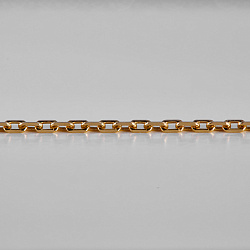 Цепочка из желтого золота 585 пробы плетение Якорь станочное длиной 50 см (Вес: 3,22 гр.)
