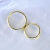 Широкие классические обручальные кольца из золота (Вес пары: 17,5 гр.)