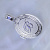 Медальон из серебра под фото с инициалами (Вес: 18 гр.)