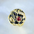 Мужское кольцо перстень череп с рубином, бриллиантами и чёрной эмалью (Вес: 17 гр.)