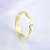 Кольцо из жёлтого золота с бриллиантом и плавными гранями (Вес 5,5 гр.)