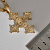 Широкий православный крест с ликами Святых и гравировкой Спаси и Сохрани (Вес: 16 гр.)