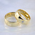 Классические обручальные кольца из жёлтого золота с бриллиантом и гравировкой имён (Вес пары:13 гр.)