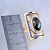Эксклюзивное золотое женское кольцо-печатка из красного золота с бриллиантами, сапфирами и камнем Клиента (Вес: 13,5 гр.)