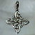 Кельтский крест четырехлистник из серебра на заказ (Вес: 4,5 гр.)