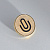Памятная корпоративная медаль монета Unibirrs из серебра с позолотой (Вес 12,3 гр.)