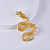 Подвеска китайский дракон из желтого золота (Вес 11,3 гр.)