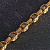 Золотая цепочка с ликами святых и гравировкой Спаси и сохрани на замке и звеньях (Вес 148 гр.)