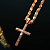 Православный нательный крест на цепочке из золота (Вес 51,6 гр.)