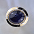 Мужской перстень печатка из золота с редким камнем сапфиром Клиента и гравировкой Спаси и Сохрани (Вес 40 гр.)