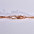 Цепочка из красного золота 585 пробы плетение Сингапур станочное длиной 55 см (Вес: 3,64 гр.)