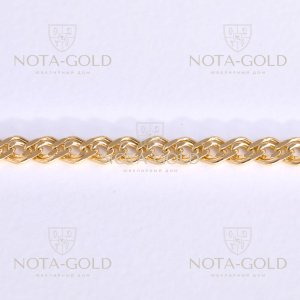 Цепочка из желтого золота 585 пробы плетение Нонна станочное длиной 60 см (Вес: 11,46 гр.)