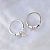 Женское кольцо изготовленное на заказ по образцу клиента из белого золота с бриллиантами (Вес: 2,5 гр.)