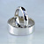 Обручальные кольца обычные классические профили с бриллиантом (Вес пары: 14,5 гр.)