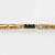 Золотая цепочка эксклюзивное плетение Лисий хвост с Рунами (Вес: 41,5 гр.)