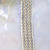 Серебряный браслет плетение Тройной Бисмарк с гравировкой инициалов и замком-защёлкой (Вес 42,5)
