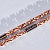 Золотая цепь плетения Луксор с инициалами, датами рождения и меандром  (Вес 43 гр.)
