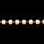 Золотая цепочка плетение Перлина (Шарики) (Вес 37 гр.)