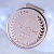 Памятная именная медаль из бронзы с позолотой и логотипом компании