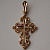 Крест из золота с бриллиантом на заказ (Вес: 15 гр.)