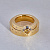 Обручальные кольца солнце и луна из жёлтого золота с бриллиантами (Вес пары: 19 гр.)