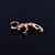 Подвеска из красного золота Пантера с бриллиантами и изумрудами (Вес 5 гр.)