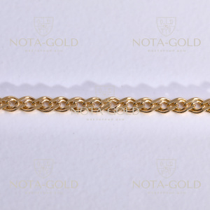 Цепочка из желтого золота 585 пробы плетение Нонна станочное длиной 50 см (Вес: 6,64 гр.)